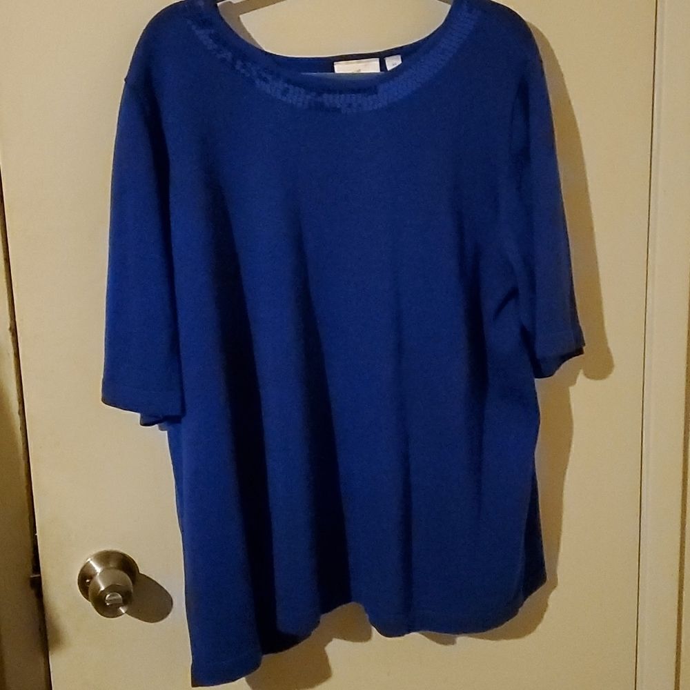 QUACKER FACTORY  GLAMOUR AND SHINE SWEATER 3X